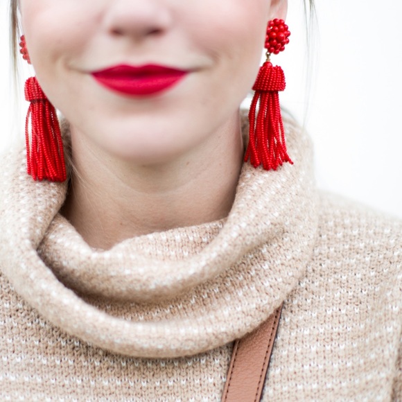 Lisi Lerch Jewelry - Red Tassel Lisi Lerch Earrings Lisi Lerch Jewelry - Red Tassel Lisi Lerch Earrings